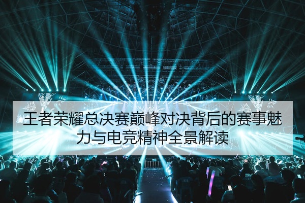 王者荣耀总决赛巅峰对决背后的赛事魅力与电竞精神全景解读